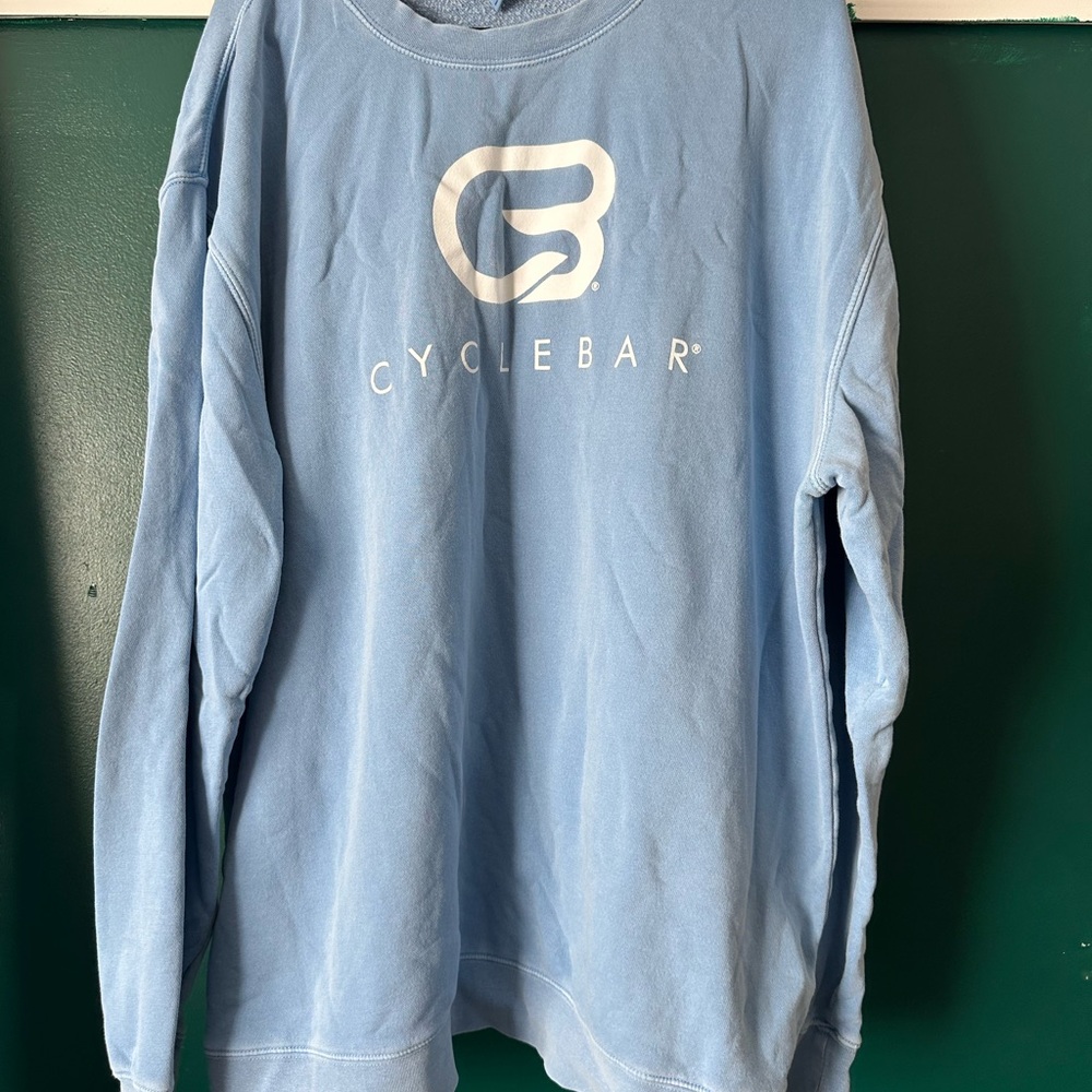 CycleBar Light Blue Crewneck Sweater